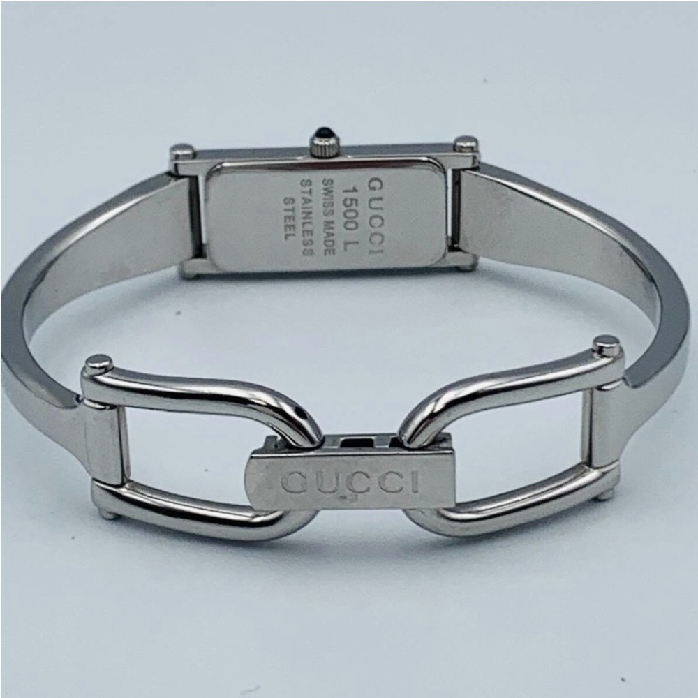 Gucci Silver Rectangular Watch - Picture 6 of 14